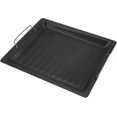 thumbnail image 1 of BBQ Pan Grill Plate Food Grade Stainless Steel Rust Resistant Frying Pan Non-Stick Grill Plate Portable Griddle Griddle, 1 of 5