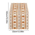 thumbnail image 3 of Thanksgiving Harvests Festival Table Runner con arcos de calabaza y piña decoración para mesas de comedor familiares y comedores, 3 of 9