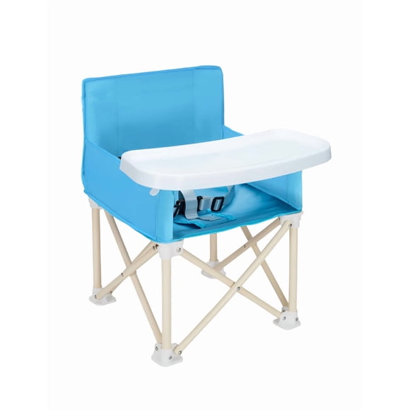 Periquera Xtellar color azul Para Bebe Portatil Plegable Silla Comer Ajustable
