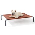 thumbnail image 1 of Cama para perros, tamaño medio elevado, refrigeración exterior, terracota, 1 of 8