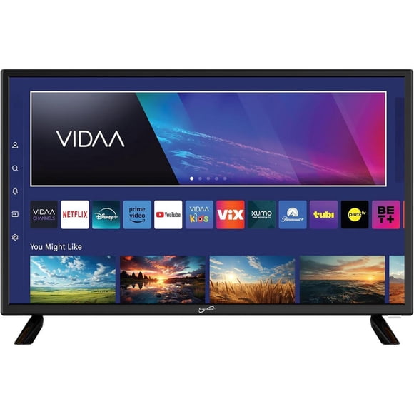 Supersonic SC2420VTV 24" 1080p Portátil Smart TV LED con Alimentación AC/DC