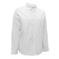 thumbnail image 3 of Camisa George Talla CH Manga Larga Lisa Blanca, 3 of 4