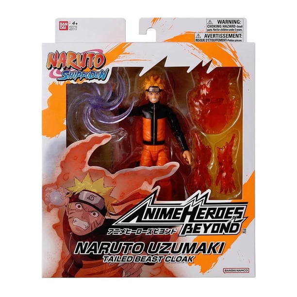 Figura de Acción Bandai Anime Heroes Naruto 6.5 Pulgadas con Accesorios