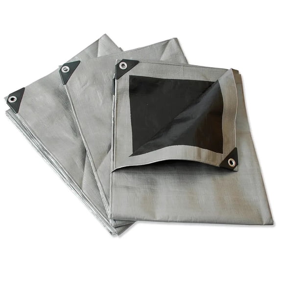 Lona Impermeable Polietileno Reforzada 3 x 6 m Surtek Gris