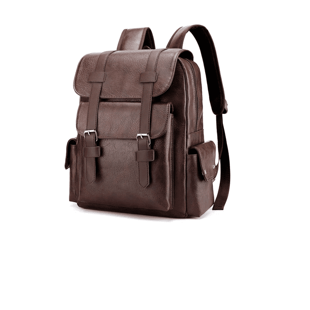 Mochila Para Laptop 15 Pulgadas Mochilas Para Mujer Hombres Impermeable Cuero Pu Xtellar cafe