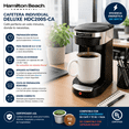 thumbnail image 3 of Cafetera Individual Hamilton Beach Commercial Deluxe para Cápsulas de Café y Té, 1 Taza 500 W, 3 of 8