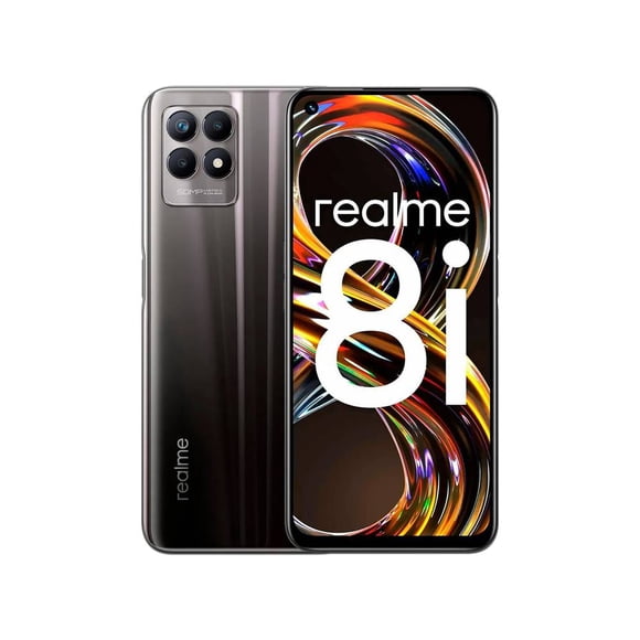 Smartphone Realme 8i: Octa Core, RAM 4GB, Almacenamiento 128GB, Pantalla de 6.6", Android 11.