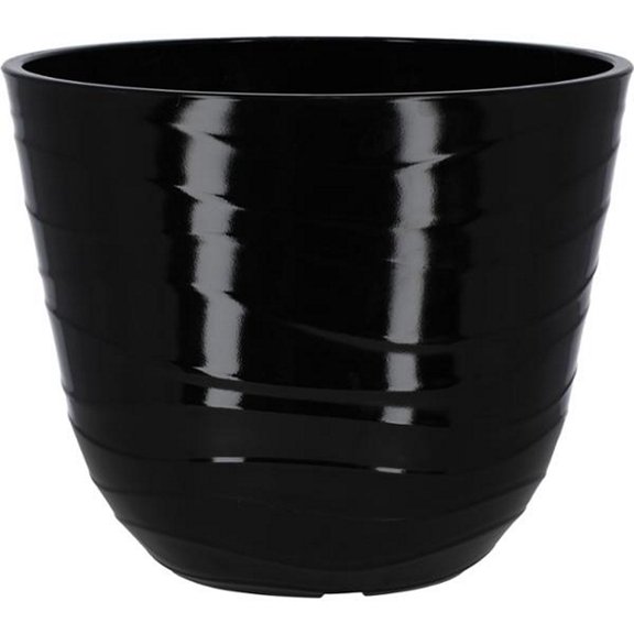 maceta de resina gael color negro 15