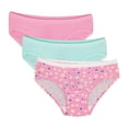 thumbnail image 1 of Hipster Fruit of the Loom para Niña, Algodón Premium 3 Piezas Multicolor Talla 6, 1 of 4