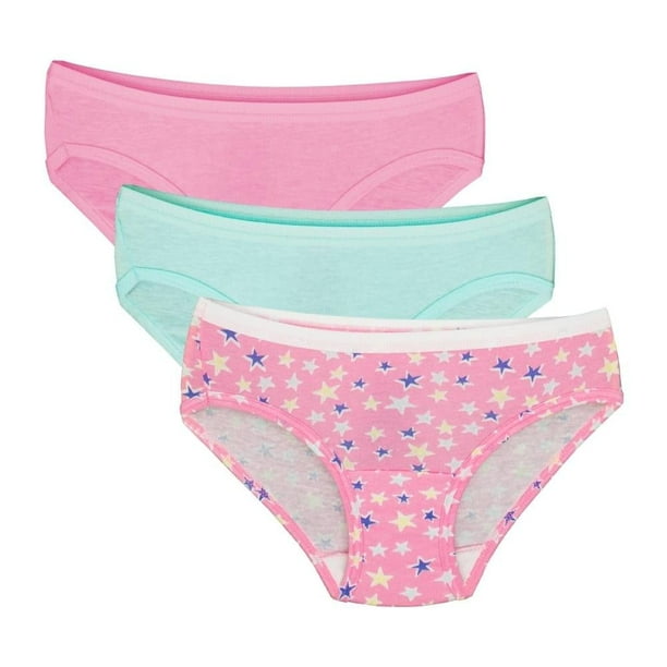Hipster Fruit of the Loom para Niña Algodón Premium Multicolor 3 Piezas Talla 14
