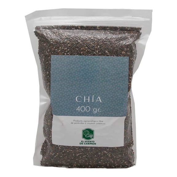 Chía Orgánica Agroecológica 400g Huerto De Carmen Semilla Huerto de Carmen Original