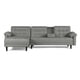 thumbnail image 2 of Sala Modular Sofá Cama Makora Lino Gris Claro Modelo Mosley Reversible, 2 of 9
