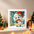 thumbnail image 1 of Amzcrzy Juguetes Para Niñas,Juguetes Educativos,Juguetes Stem,Kit De Navidad Con Marco 5D Redondo Con Taladro Completo,Cuadro De Arte De Diamantes,Adornos Navideños Festivos,Decoración De Pared,Regalo, 1 of 6