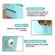 thumbnail image 2 of Kit Comedero  Bebedero Para Conejo Cuyos Chinchillas Malubero Azul Blanco, 2 of 4