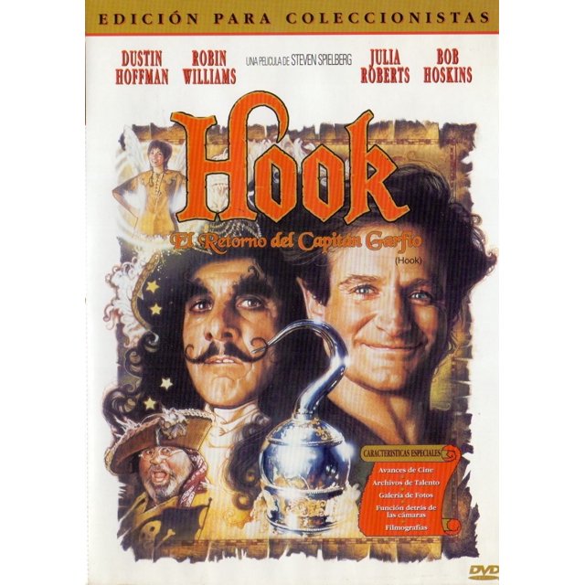 Hook El Regreso Capitan Garfio Robin Williams Pelicula Dvd Sony DVD