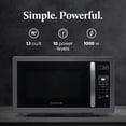 thumbnail image 2 of Farberware Countertop Microwave 1000 Watts, 1.1 cu ft - Microwave Oven With LED Lighting and Child Lock - Perfect for Apartments and Dorms - Easy Clean Black Stainless Steel, 2 of 5