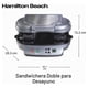 thumbnail image 2 of Sandwichera Doble para Desayuno Hamilton Beach 2 Sándwiches 1200W Reacondicionado, 2 of 9