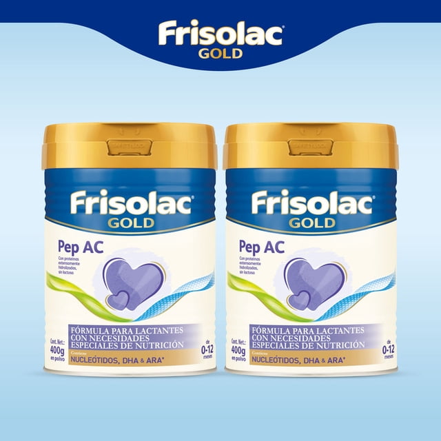 Fórmula Infantil Frisolac Gold PEP AC 2 pack de 400g