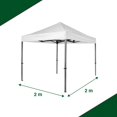 thumbnail image 2 of Toldo Impermeable Plegable 2x2 m Swiss Outdoors, 12 kg blanco, 2 of 10