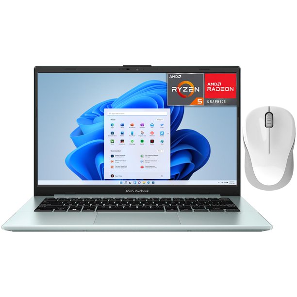 Laptop ASUS Vivobook Go 14 AMD Ryzen 5 7520U 8GB RAM 512GB SSD 14" Windows 11 Home Teclado en Español + Mouse DXT