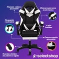 thumbnail image 2 of Silla Gamer Reclinable con Reposa Pies Silla Gaming Ergonómica Ajustable, 2 of 6