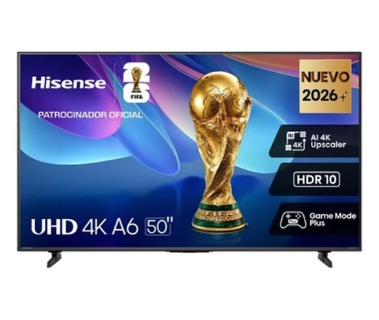 TELEVISOR HISENSE MODELO 50A60SR 4K ROKU