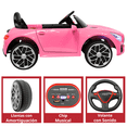 thumbnail image 4 of Montable Electrico para Niños Mini GT Bluetooth USB y Auxiliar Luces Sonido Batería 12v - Rosa, 4 of 7