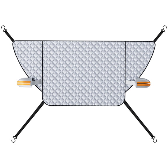 Pisexur Accesorios para coches, Electrónica para cochesParasol para coche de 230 x 120 cm, doble cara, espuma gris, protector solar y antinieve, para la parte delantera del coche, abrigo y asiento.