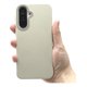 thumbnail image 2 of Funda Icon Case Cromo Piel para Samsung A56 5G, Carcasa, Protector, Uso Rudo, Antigolpes, Resistente, Esquinas Reforzadas, Protección de Cámara - Beige, 2 of 9