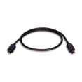 thumbnail image 4 of SatelliteSale DIGITAL TOSLINK SPDIF Audio Cable de fibra óptica PVC Cordón negro (3 pies) SatelliteSale Cable de audio óptico, 4 of 6