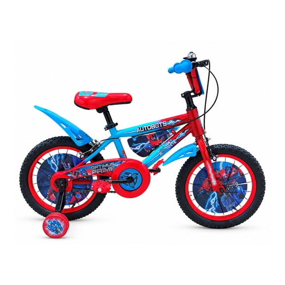 Bicicleta Infantil Transformers R16 Con Ruedas De Apoyo