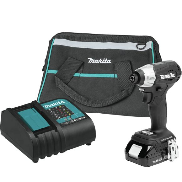 Destornillador de impacto inalámbrico Drill Makita XDT18SY1B LXT de 18 V, 1,5 Ah