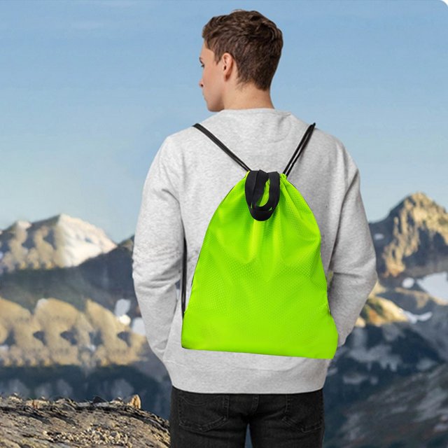 Mochila deportiva impermeable con cordón | Bolsa de gimnasio de tela Oxford Gran Capacidad | Organizador de Viajes Plegable de Fitness | Saco de almacenamiento duradero para exteriores, natación
