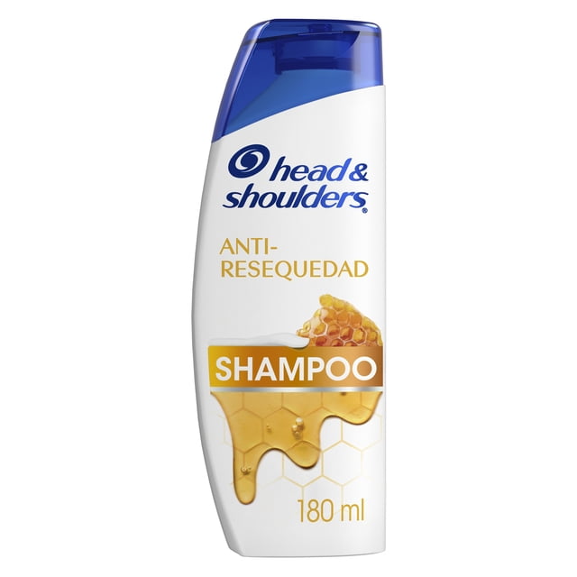 Shampoo Head & Shoulders Anti-Resequedad Nutrición Diaria, Miel Aceites y Esenciales 180 ml