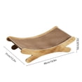 thumbnail image 3 of Cama Rascadora para Gatos de Yute Natural, Almohadilla Rascadora para Gatos, Bandeja Rascadora para Gatos, Mueble Resistente a Arañazos, Tabla Rascadora para Gatos de Interior, Gatitos y Cachorros, 3 of 6