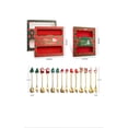 thumbnail image 2 of Juego de cuchara y tenedor de postre navideño con bonitos colgantes navideños | Vajilla de acero inoxidable para cócteles y fiestas | Caja de regalo de 6 piezas con adornos de botas, ciervos, 2 of 2