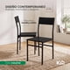 thumbnail image 3 of Comedor con Mesa Extendible Rectangular y 6 Sillas Madera y Metal Cocina negro, 3 of 7