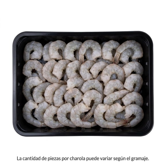 Camarón Chico Descamado por Kilo Peso Aprox por Charola 500 gr