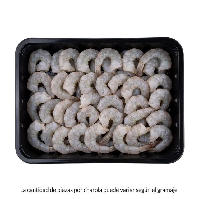 Camarón Chico Descamado por Kilo Peso Aprox por Charola 500 gr