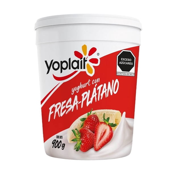 Yoghurt Yoplait fresa platano 900 g