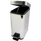 thumbnail image 2 of bote de basura Good & Good Cesto con tapa pedal metal cromado 5 L, 2 of 9