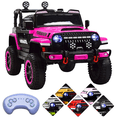 thumbnail image 1 of Camioneta eléctrica Montable para niños JOYKOO Control remoto Luz 12v rosa, 1 of 7