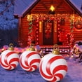 thumbnail image 5 of Árbol de Navidad inflable de 60 cm para exteriores | Decoración navideña de PVC resistente a la intemperie | Incluye inflador y estaca, 5 of 5