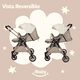 thumbnail image 4 of Carriola Para Bebé Reversible Plegable Tremiti Multiposiciones IBaby beige, 4 of 9