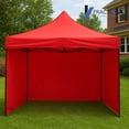 thumbnail image 5 of Carpa 3 x 3 Metros Toldo Lona Impermeable Plegable Para Jardin Color Rojo Practiksa  Carpa con Pared, 5 of 5