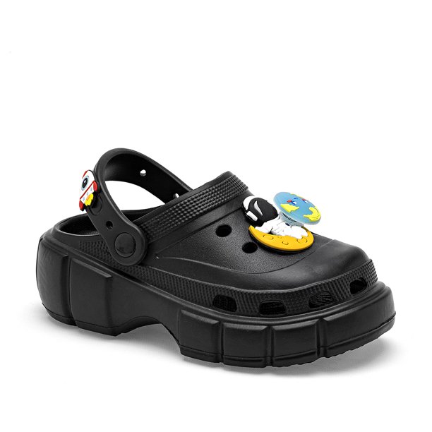 SANDALIA PLANA EVALIGHT NEGRO 140898