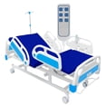 thumbnail image 1 of Cama Hospitalaria Electrica Porta Suero Colchon 3 posiciones azul 3 Posiciones, 1 of 8