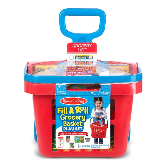 Set de Juego Melissa & Doug Canasta de Supermercado
