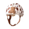 thumbnail image 2 of Casco para bebé que a caminar, suave y acolchado, ajustable, relleno de esponja, protector para bebé de 1 año. Oso, 2 of 9