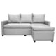 thumbnail image 3 of Sala Esquinera Modular El Bazar Store Vancouver Gris plata 175x130 cm Sofa Lado derecho ó izquierdo Económica, Tela Lino, 3 of 7